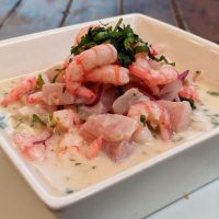 Ceviche De Reineta Con Camarones Nac