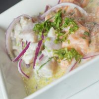 Ceviche Mixto De Reineta Y Salmon